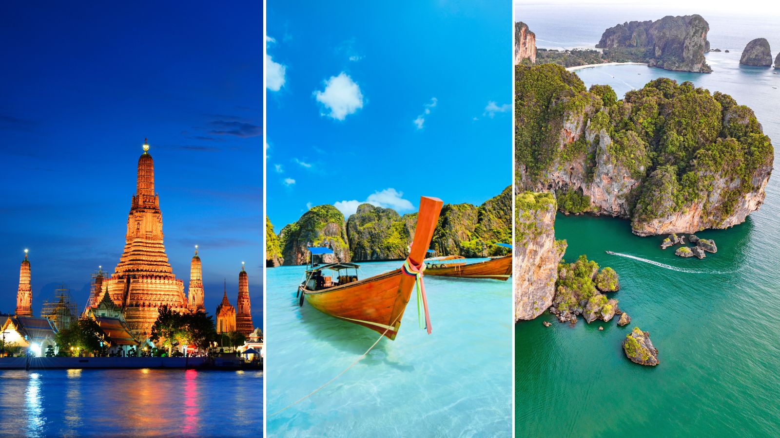 14 Nts Escape to Bangkok, Phuket & Krabi w/Flights & Transfers