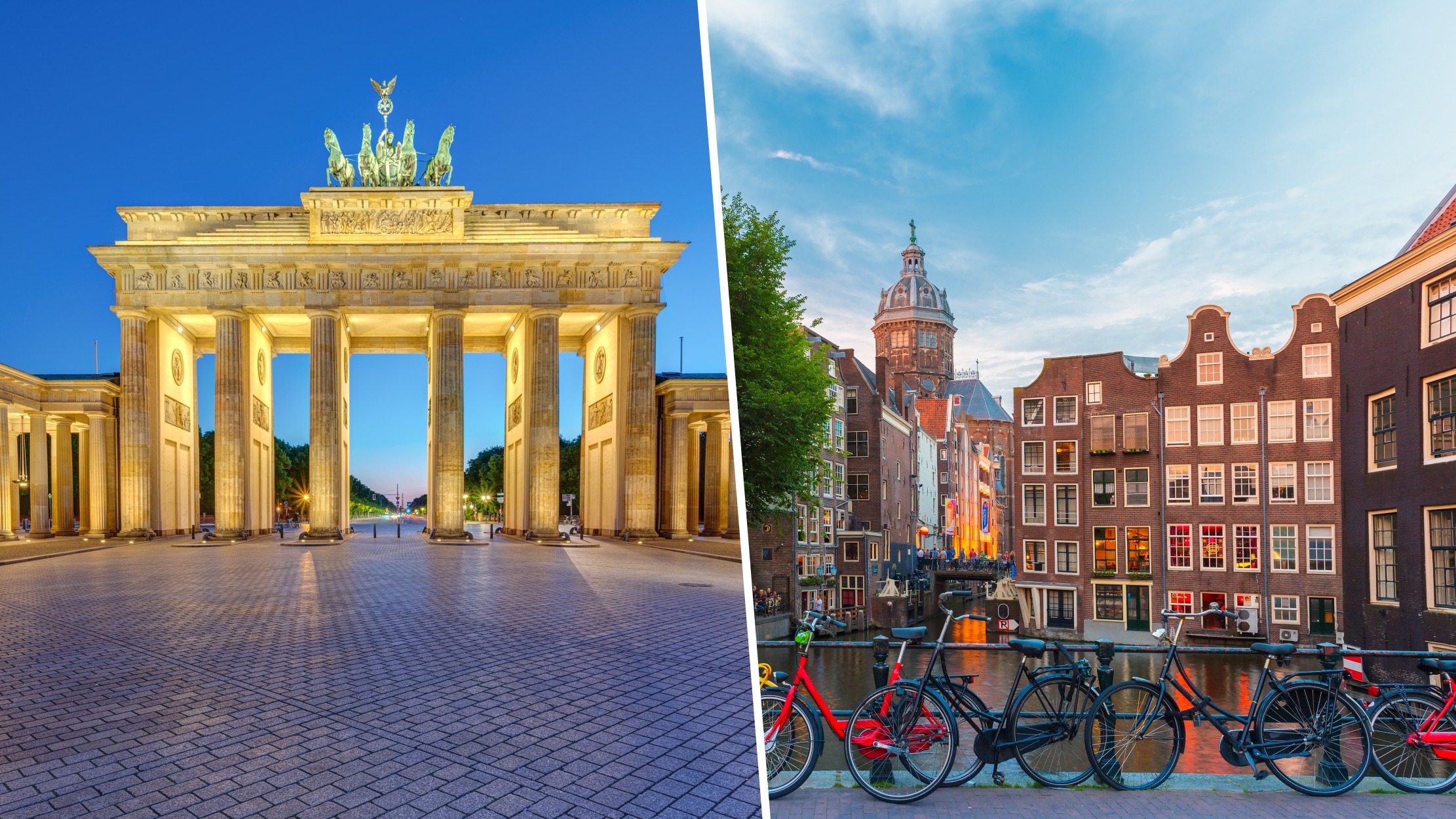 Berlin & Amsterdam Multi-Centre Holiday with Flights