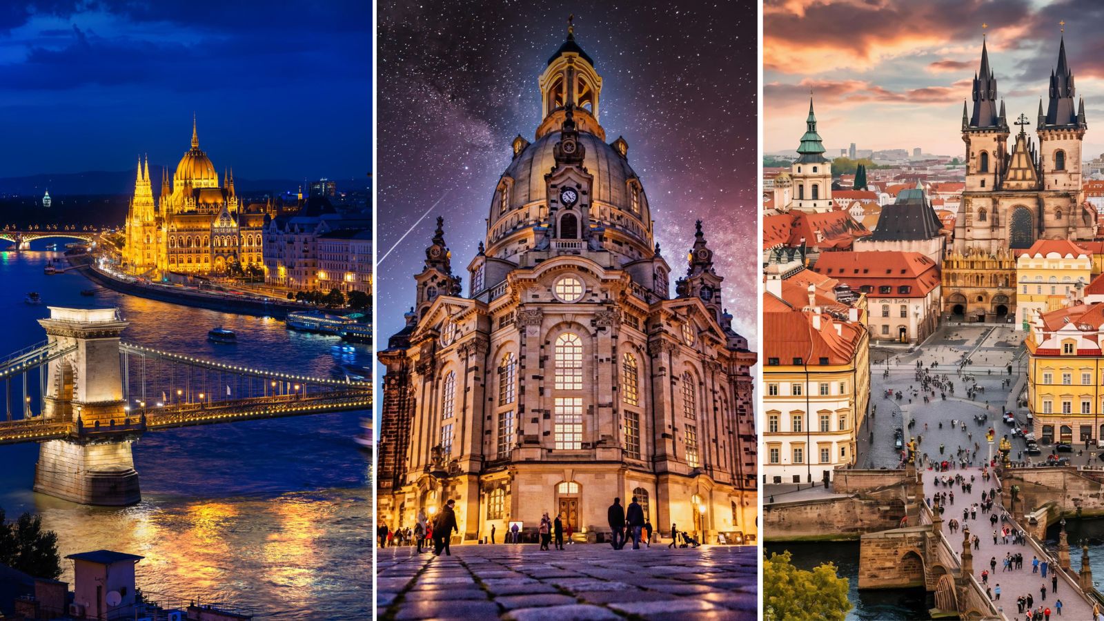 Europe’s Romantic Triangle – Budapest, Vienna & Prague