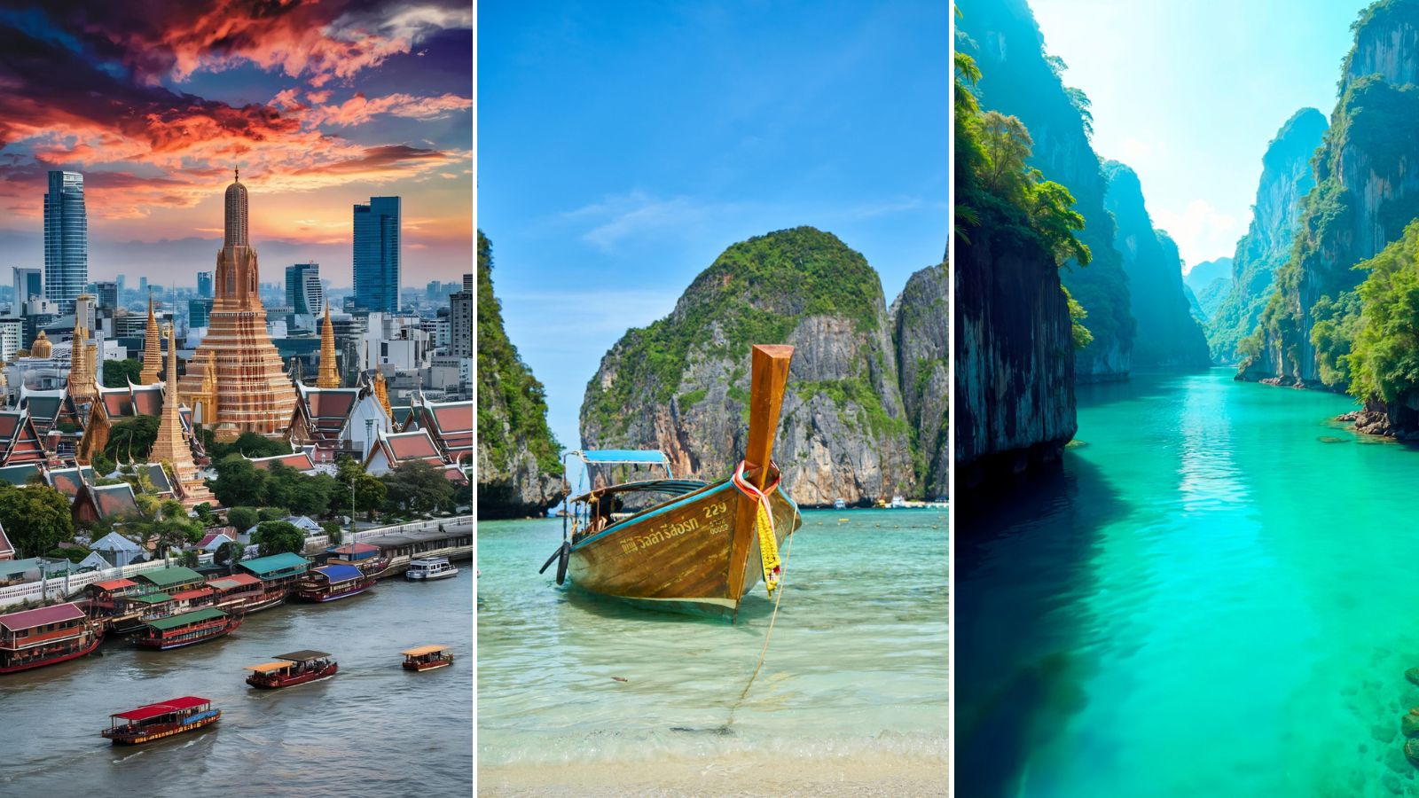 Thailand: Bangkok City Escape, Phi Phi Islands & Phuket Beach Holiday