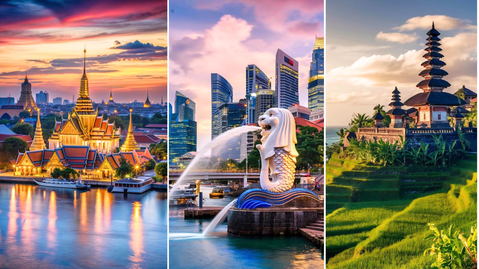 13-Night Bangkok, Singapore & Bali Escapes