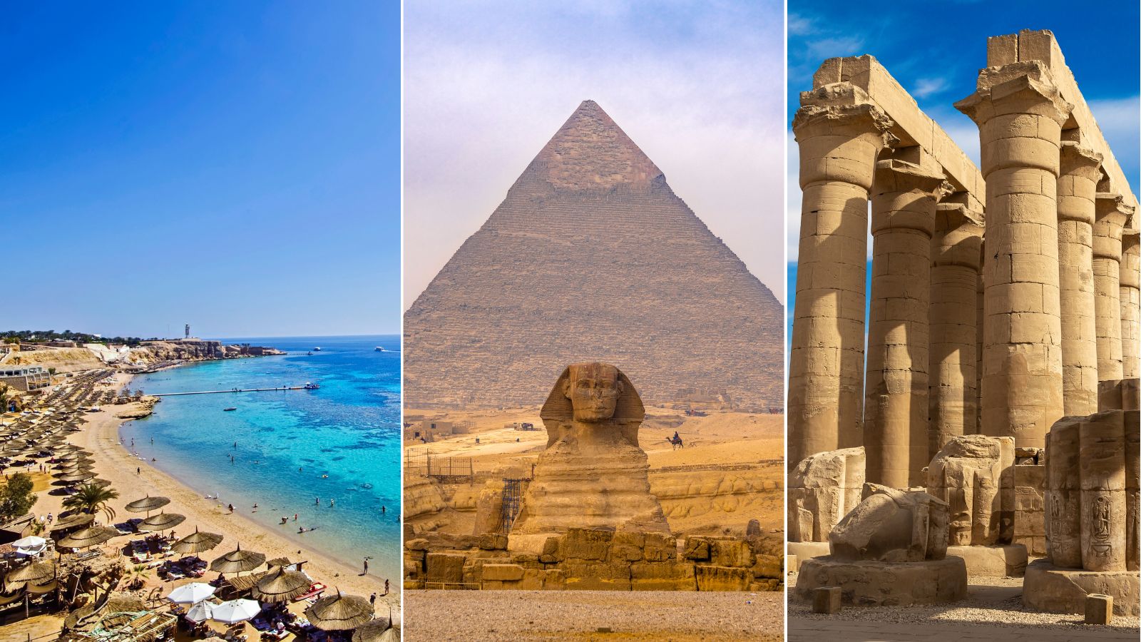 Flights to Egypt Luxor with Sharm El Sheikh & Cairo Holiday
