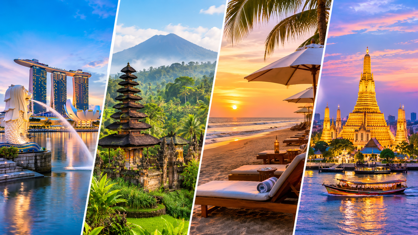Singapore, Ubud, Seminyak & Bangkok – City, Culture & Beach Escape