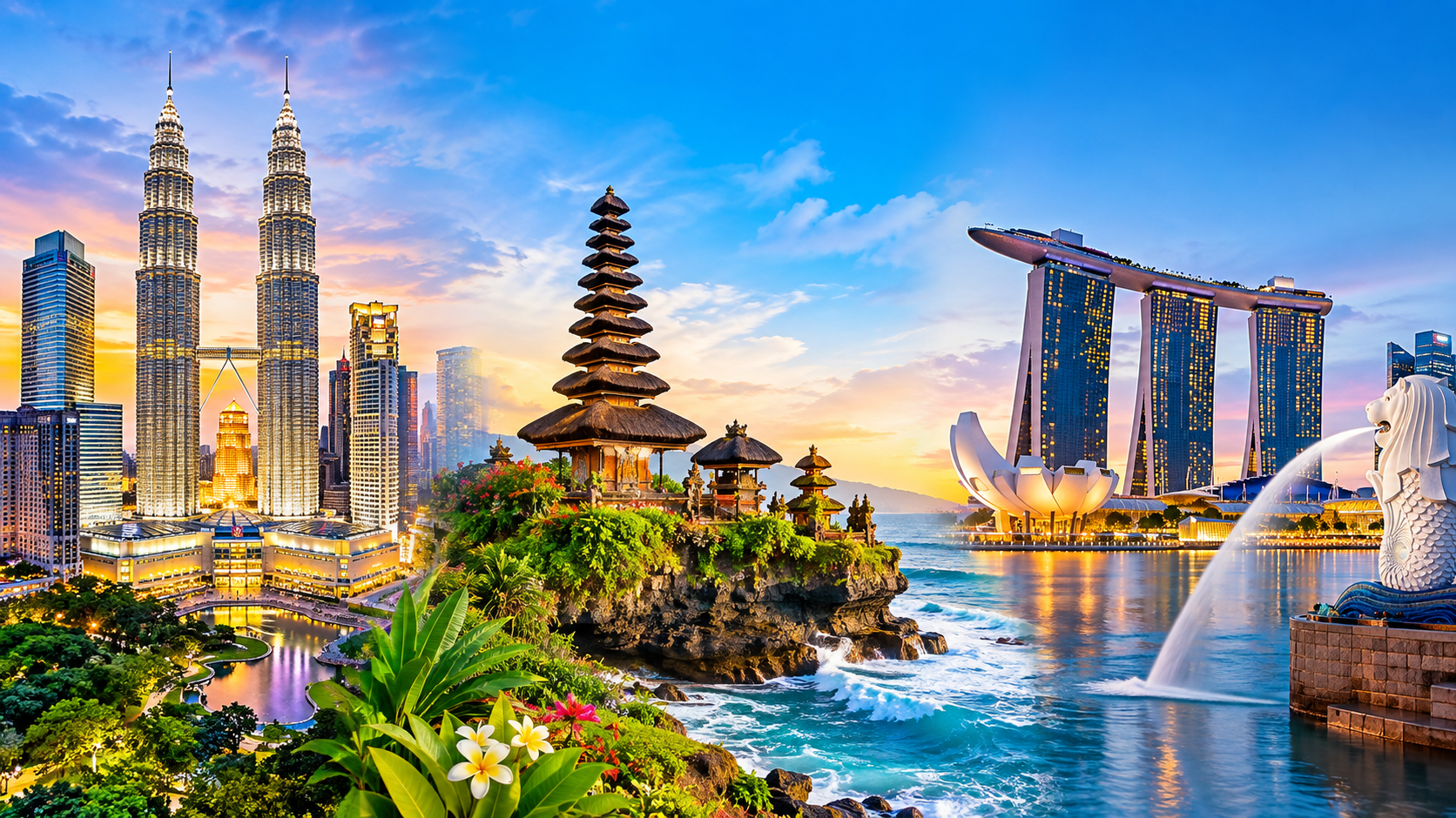 12 Nights Singapore, Malaysia & Bali Multi-Centre Escape