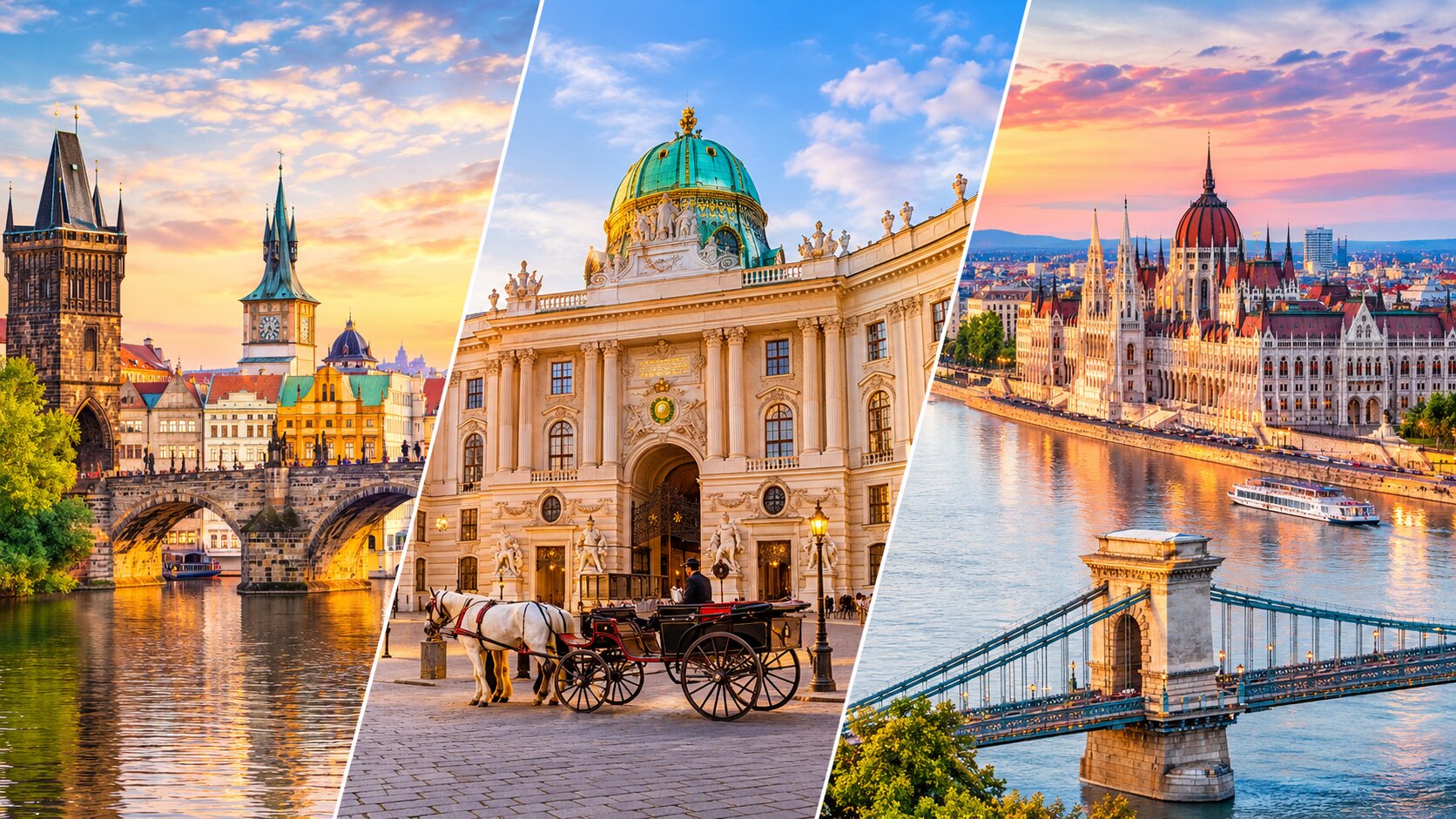 Classic Europe Breaks – Prague, Vienna & Budapest W/Tours