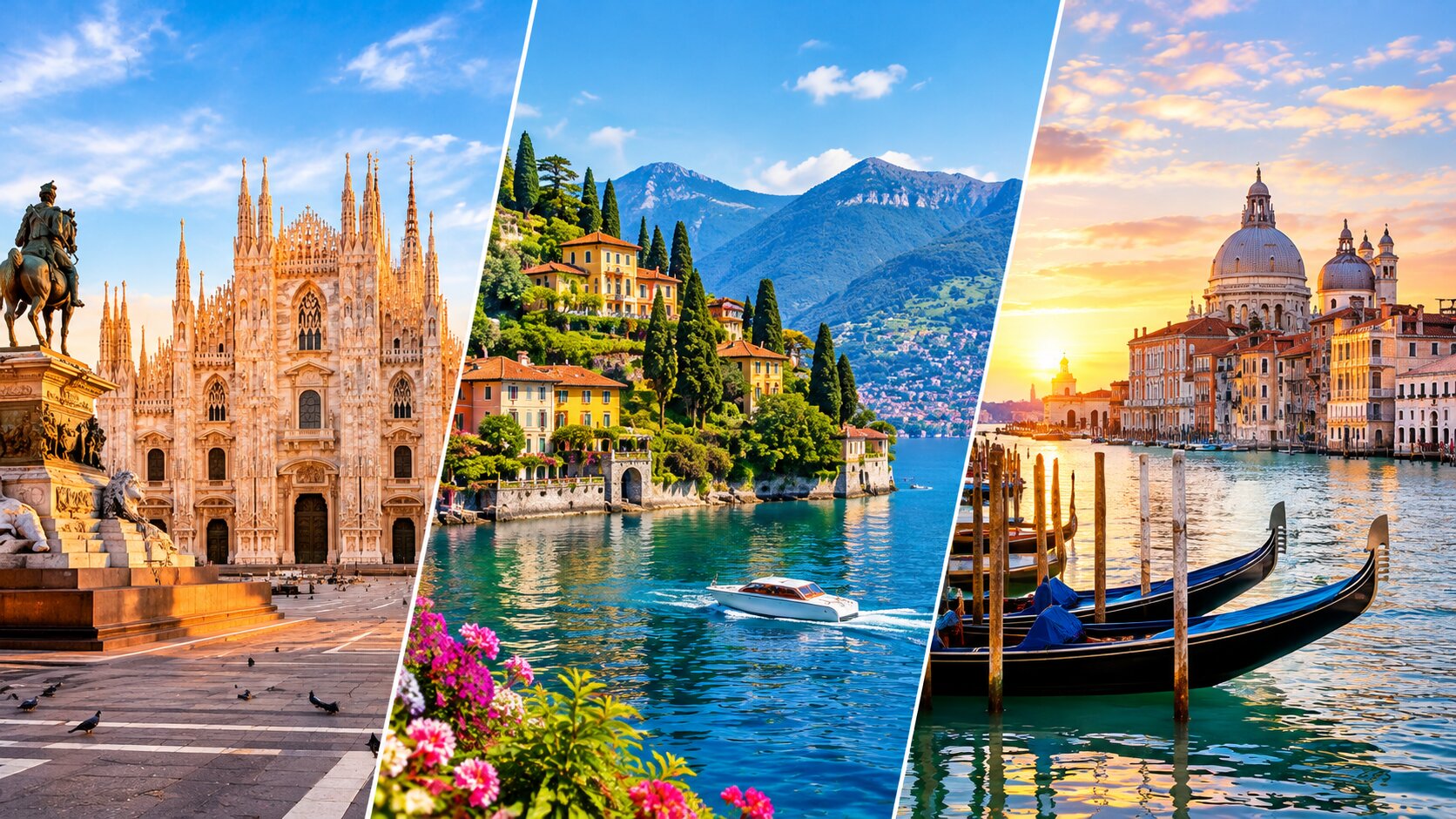 Unveil Northern Italy: Milan, Lake Como & Venice Holiday