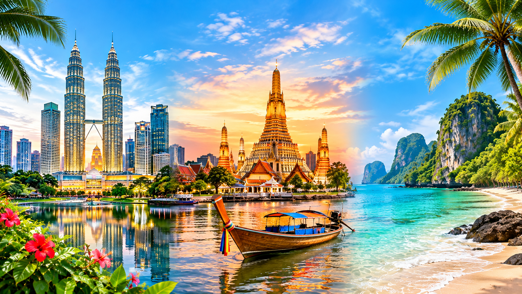 City Lights and Tropical Shores: Kuala Lumpur, Bangkok & Khao Lak